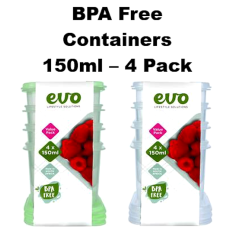 Evo Mini Container Set 4's - 150ml